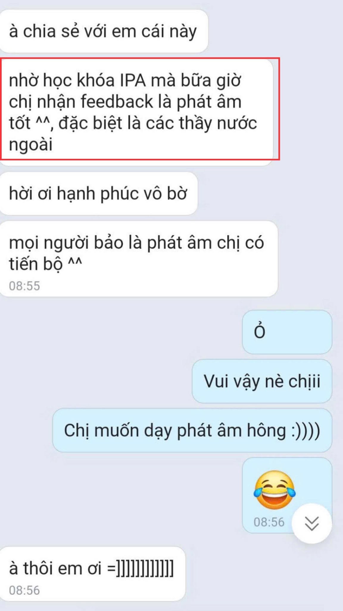 Feedback từ học viên