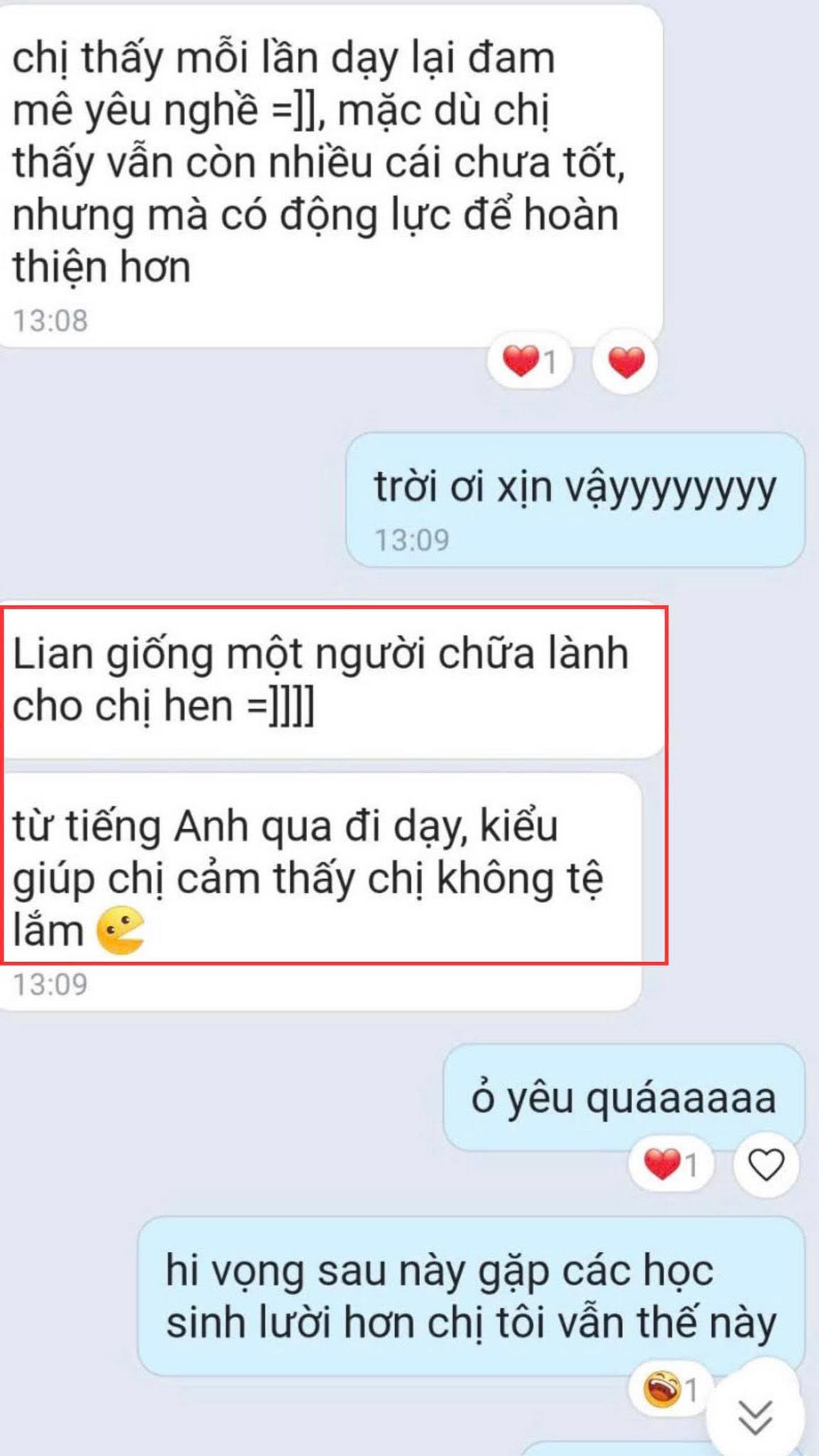 Feedback từ học viên